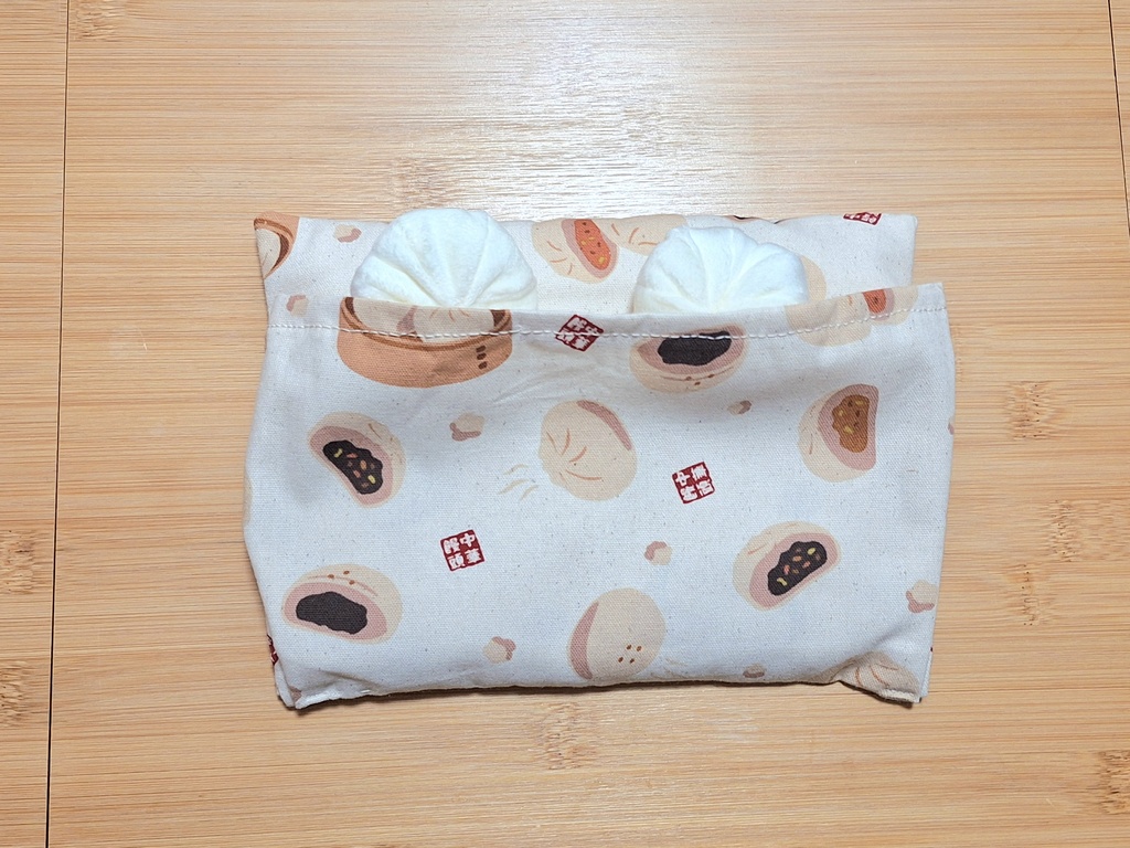 ぬい用お布団(肉まんクッション付き)