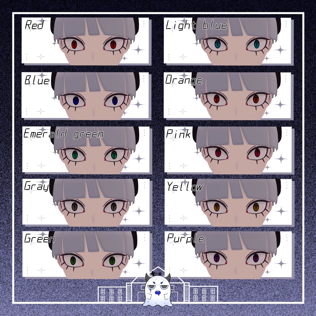 【brochiManac】蛇目テクスチャ(Cathari・Yegi・Julius対応)