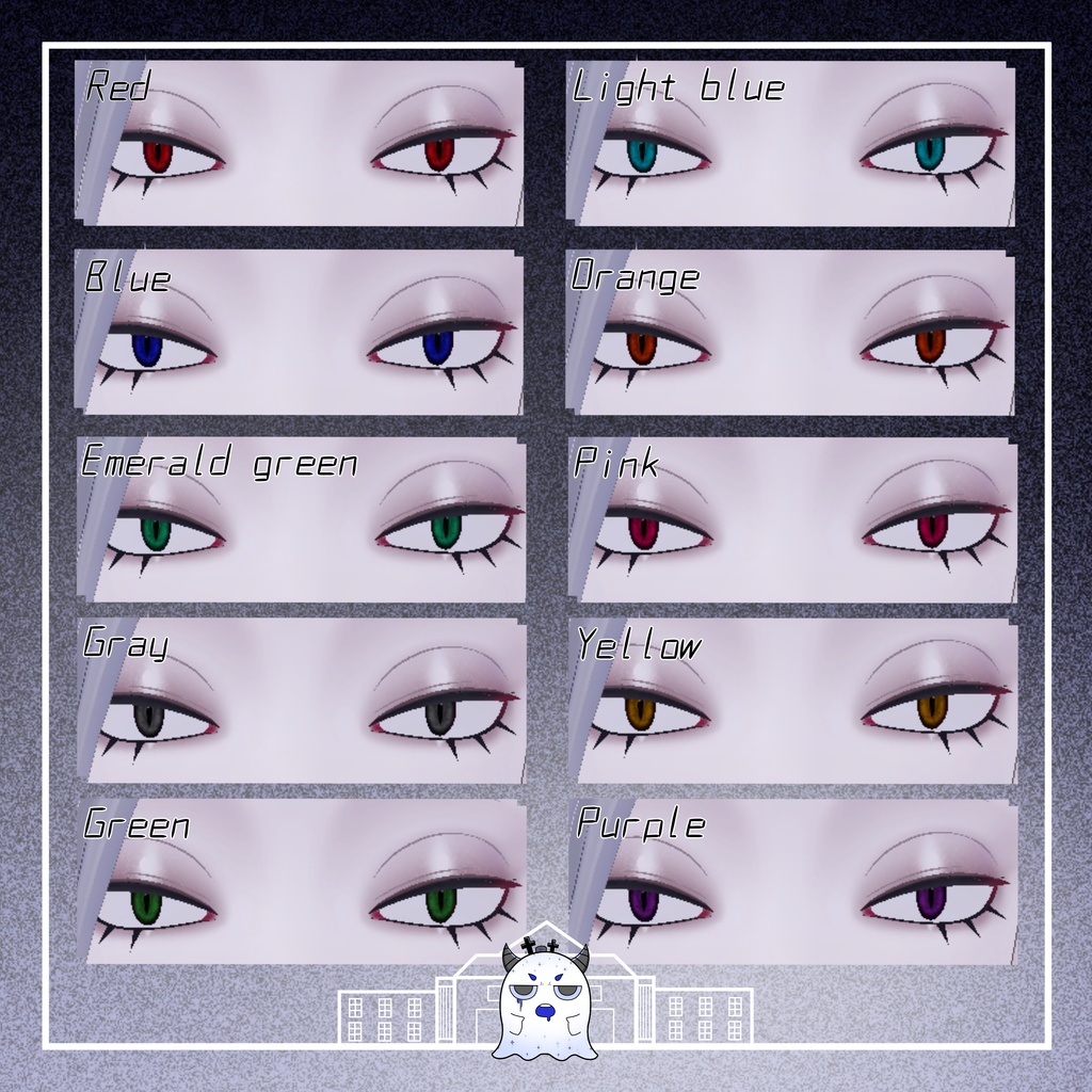 【brochiManac】蛇目テクスチャ(Cathari・Yegi・Julius対応)