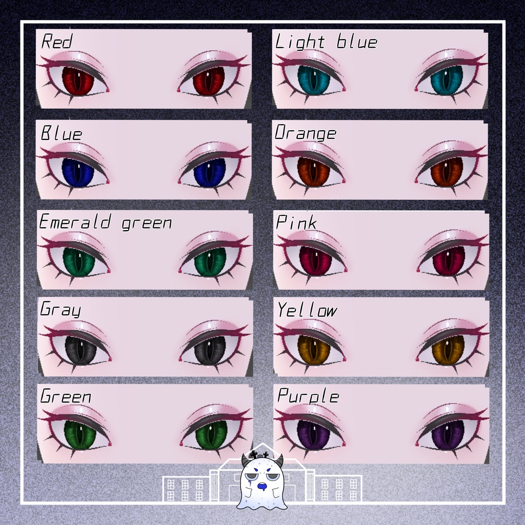 【brochiManac】蛇目テクスチャ(Cathari・Yegi・Julius対応)