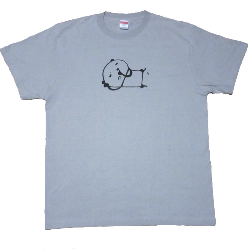 リラックスパンダTシャツ(ライトグレー)