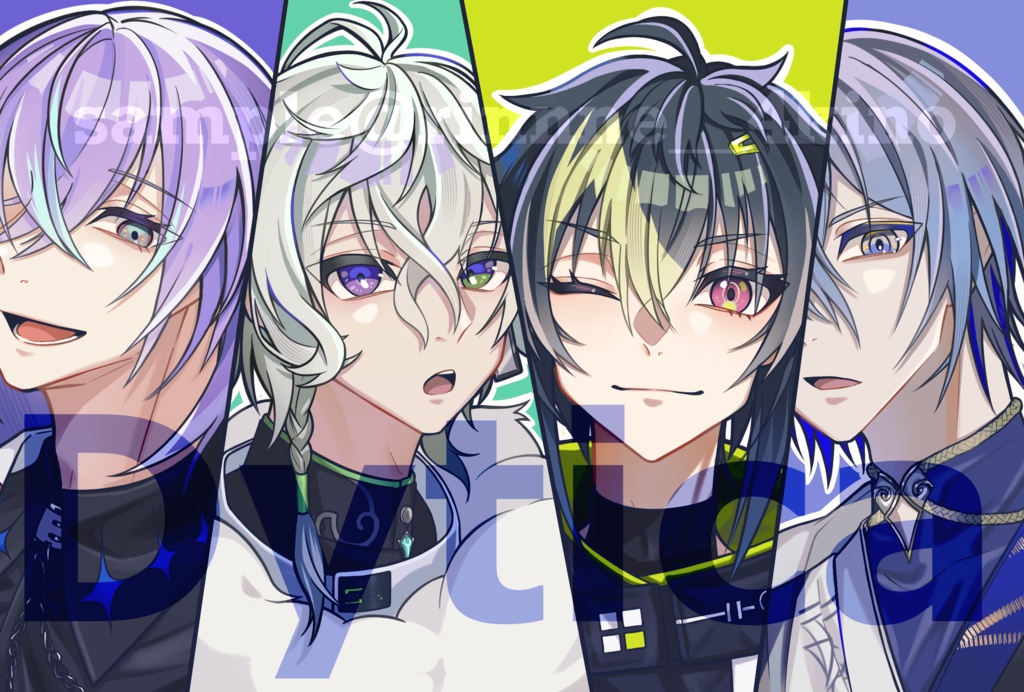 ラメポストカード『Dytica』