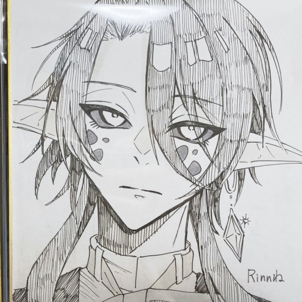 アナログ色紙【シーラカンス】