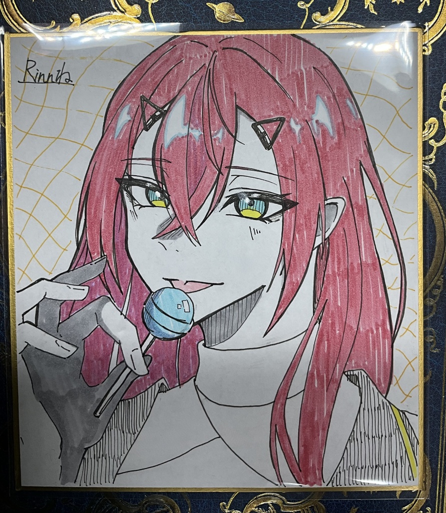 色紙:アクベンス