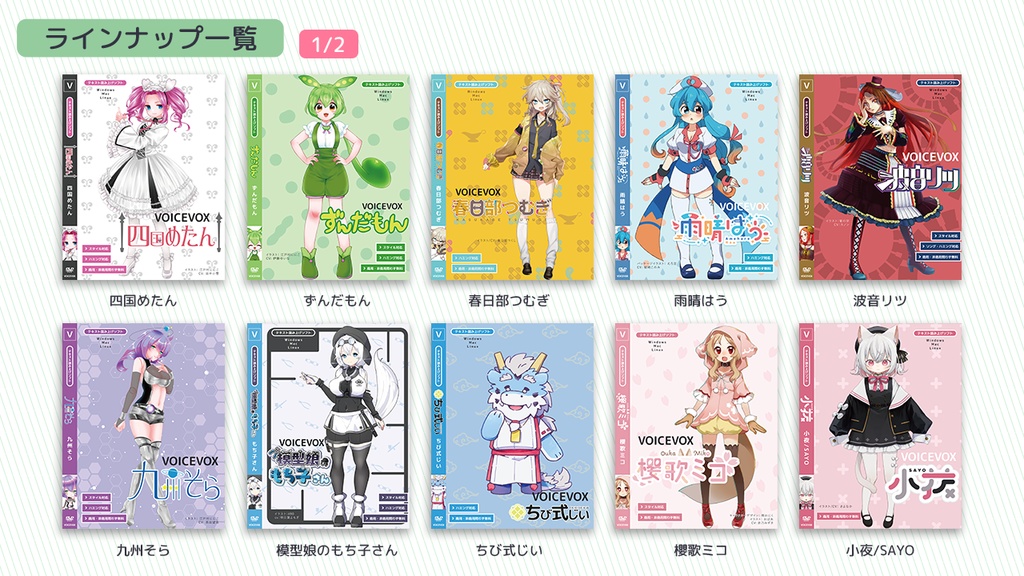 VOICEVOXパッケージケース