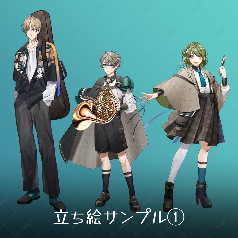 立ち絵制作承ります!(TRPG、マダミス、etc…)