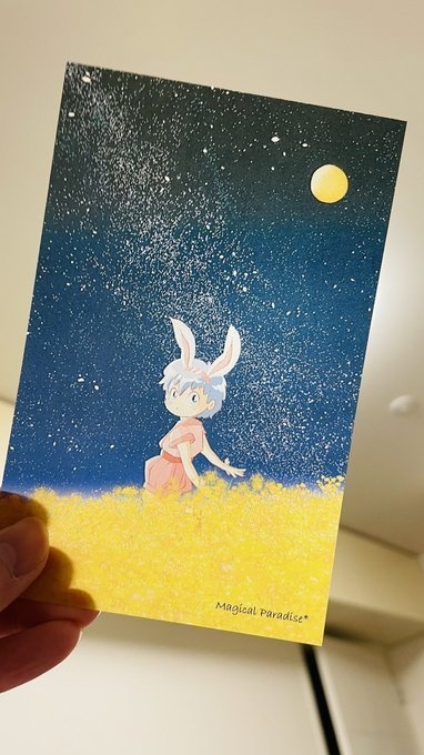 グリグリの半透明クリアポストカード