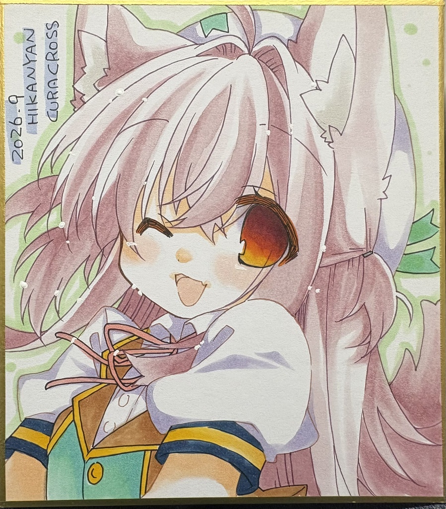 【直筆小色紙】ぽてとちゃん①