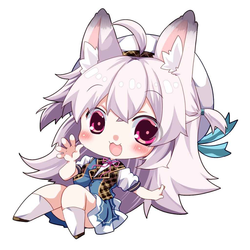 しっぽぷらぷらアクリルキーホルダー