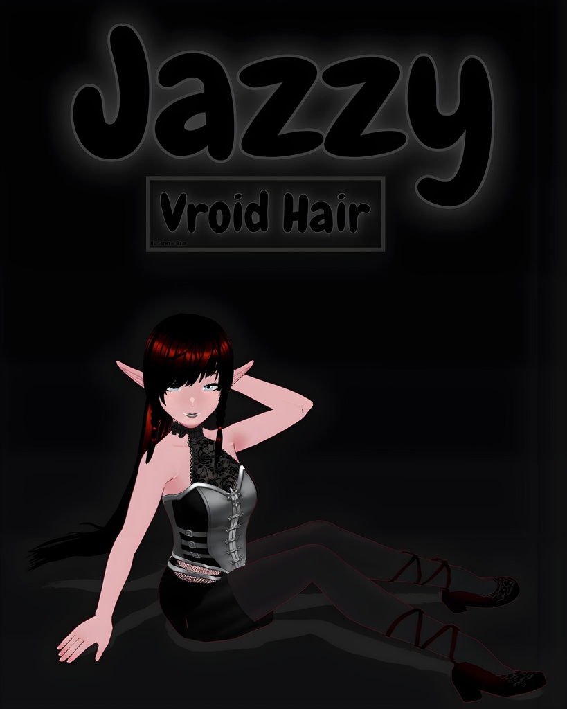 Gothic Ponytail - Model Jazzy