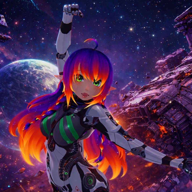 ✦ Evie – サイバーエルフ・ロボットガール ✦ VRChatアバター 3.0 (PC + クエスト)