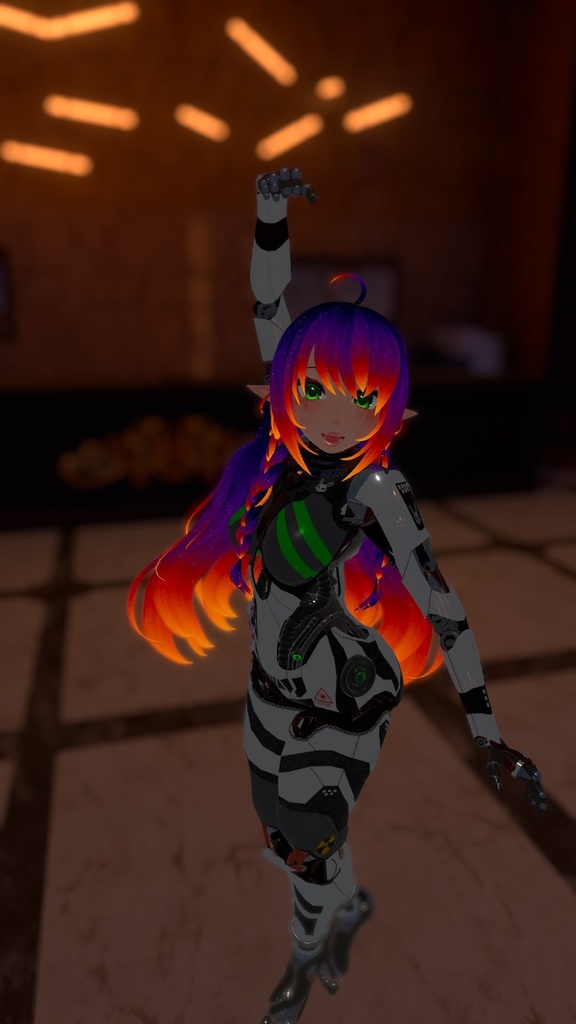 ✦ Evie – サイバーエルフ・ロボットガール ✦ VRChatアバター 3.0 (PC + クエスト)