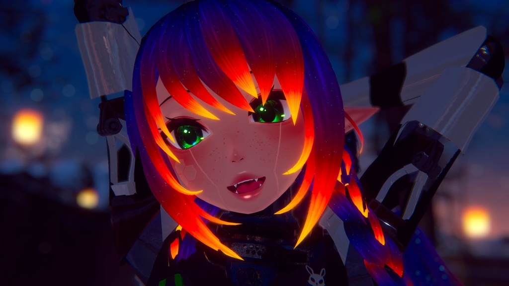 ✦ Evie – サイバーエルフ・ロボットガール ✦ VRChatアバター 3.0 (PC + クエスト)