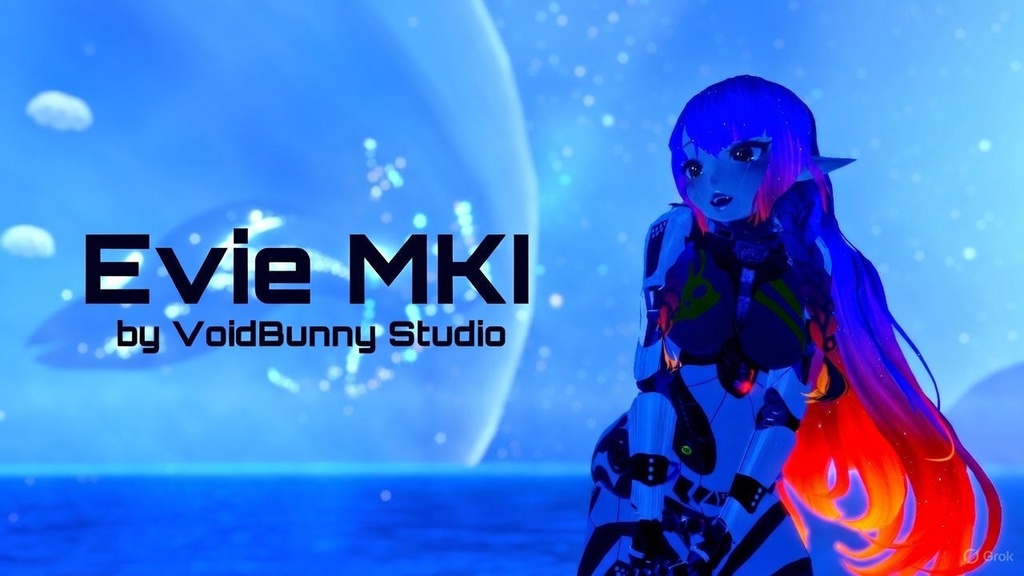 ✦ Evie – サイバーエルフ・ロボットガール ✦ VRChatアバター 3.0 (PC + クエスト)