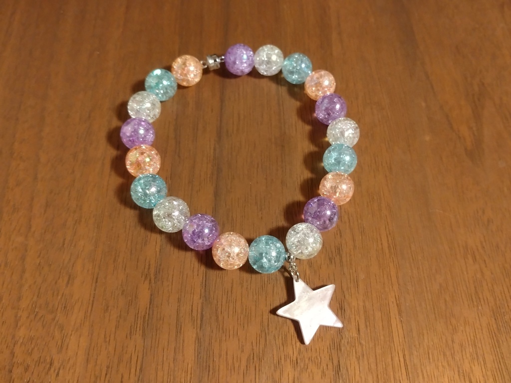 夢かわ🦄ネックレス📿24センチ