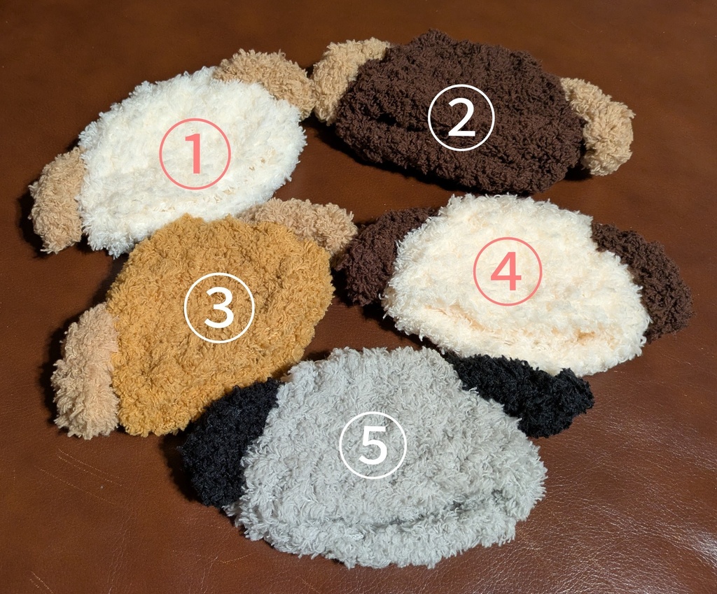 犬さん🐶ニット帽★オンリーワンカラー★