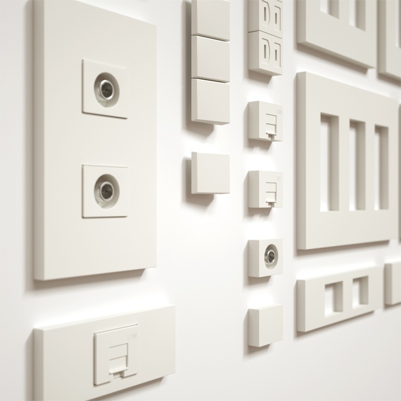 スイッチ・コンセントセット【3Dモデル】