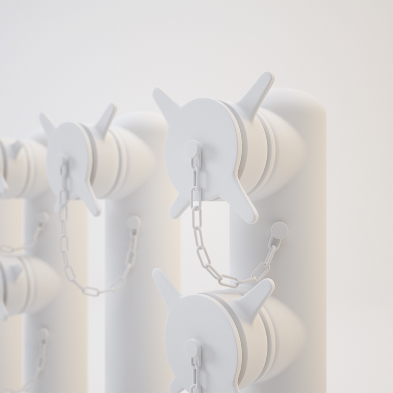 送水口・採水口(スタンド型 双口型・単口型)【3Dモデル】