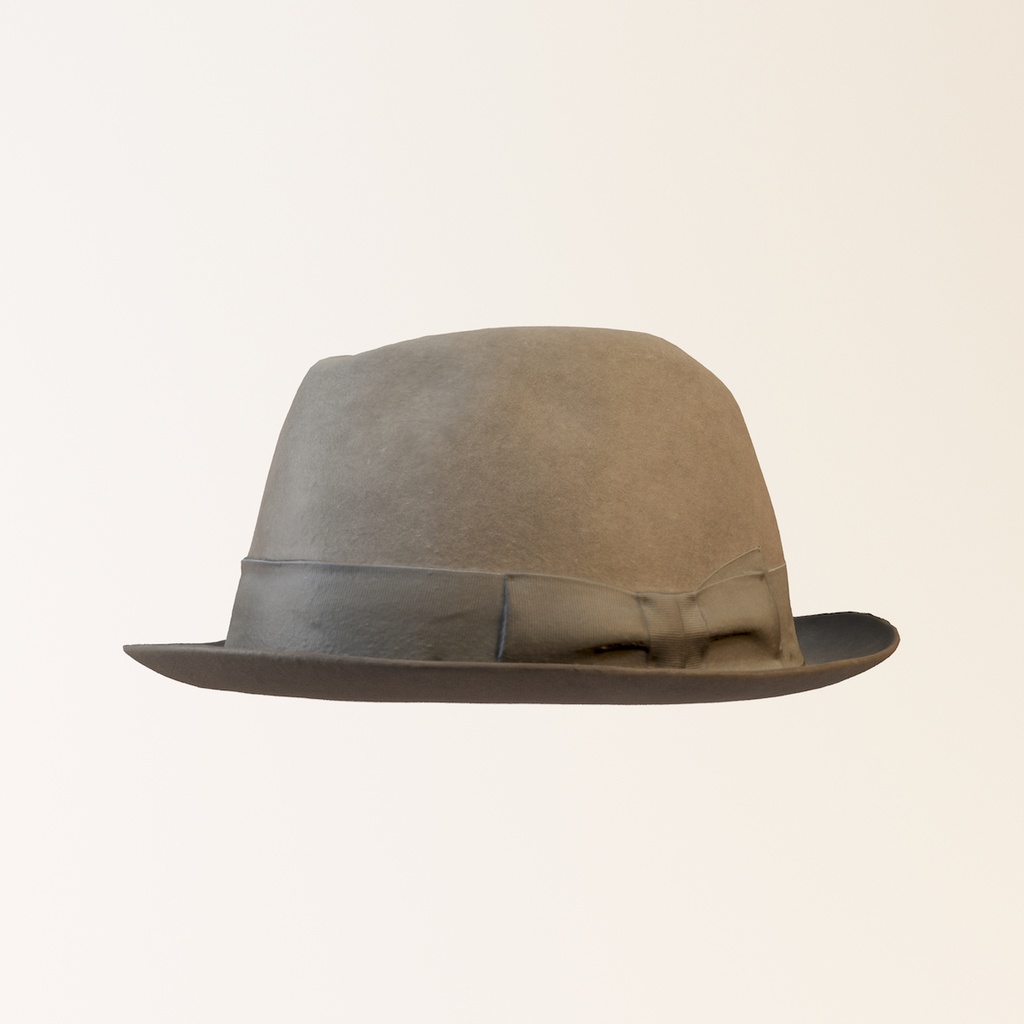 中折帽子(ソフトハット) 【3Dモデル】