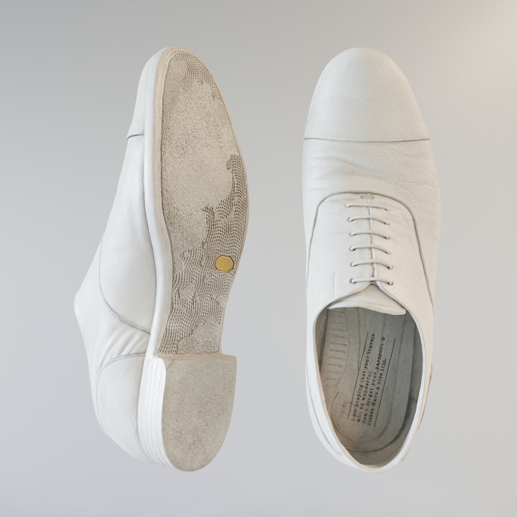 ストレートチップ レザーシューズ 革靴【3Dモデル】