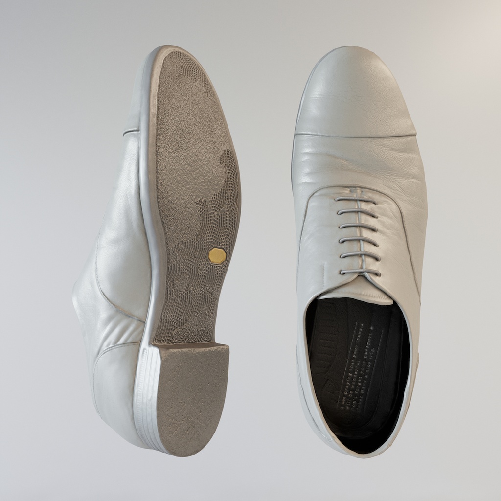 ストレートチップ レザーシューズ 革靴【3Dモデル】