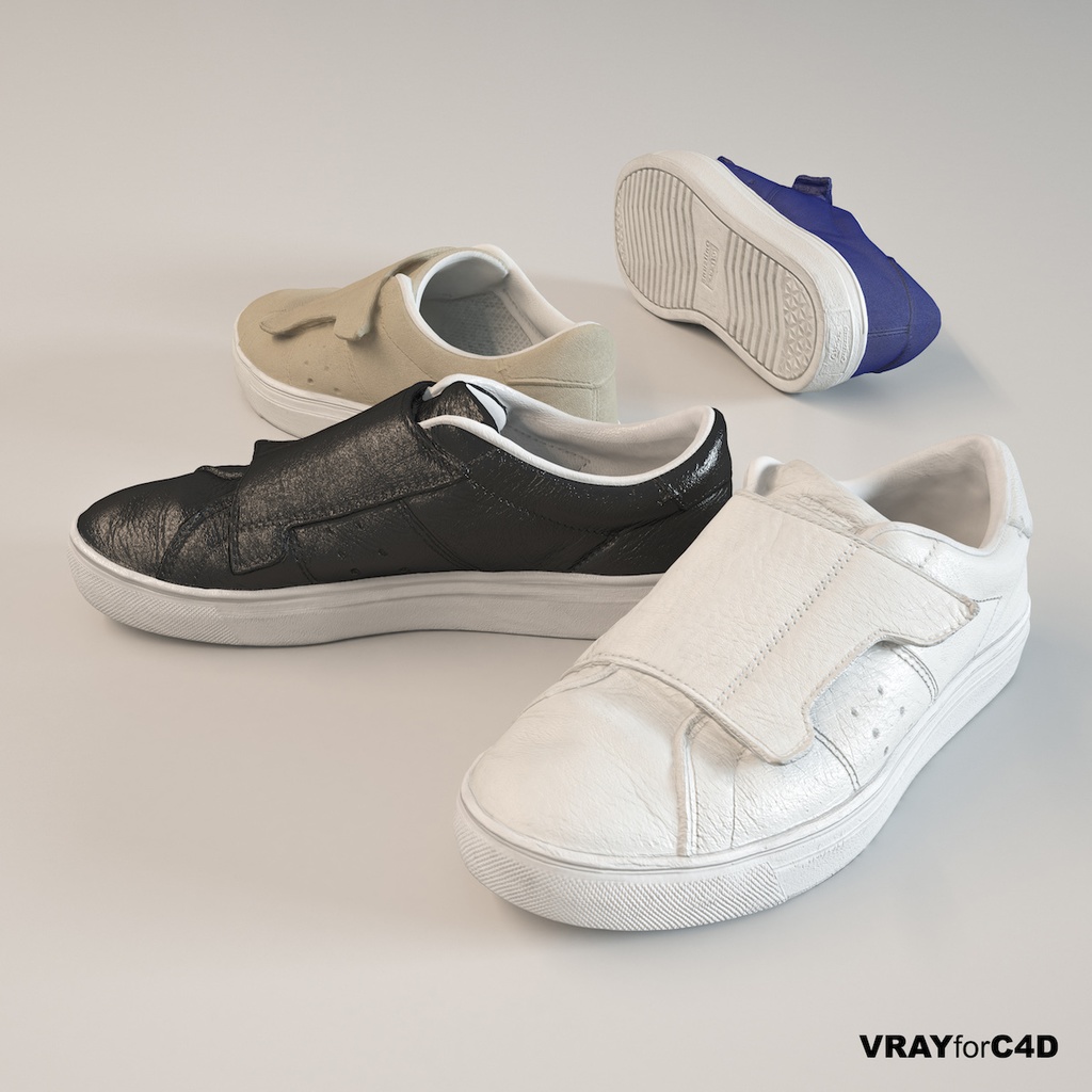 スニーカー モンク【3Dモデル】