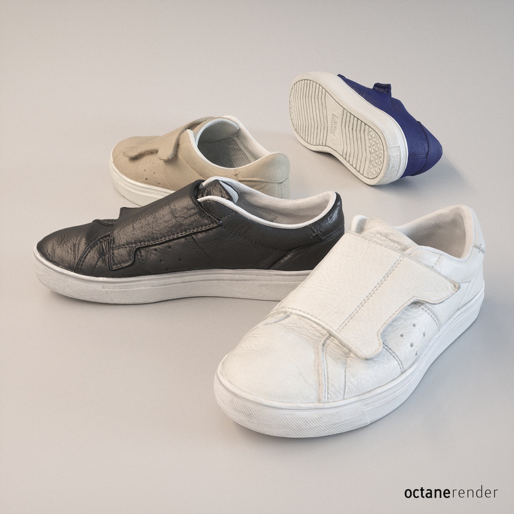 スニーカー モンク【3Dモデル】