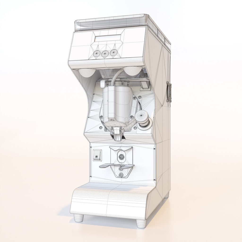 エスプレッソグラインダー【3Dモデル】