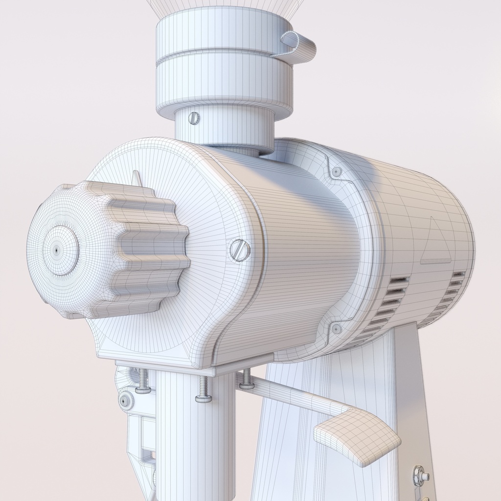 コーヒーグラインダーEK43【3Dモデル】