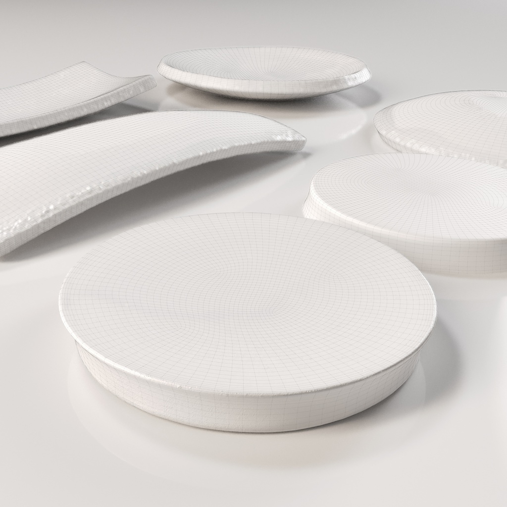 和食器セット2【3Dモデル】