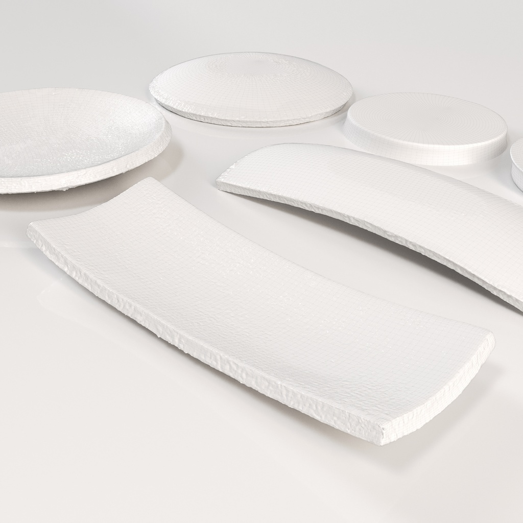 和食器セット2【3Dモデル】