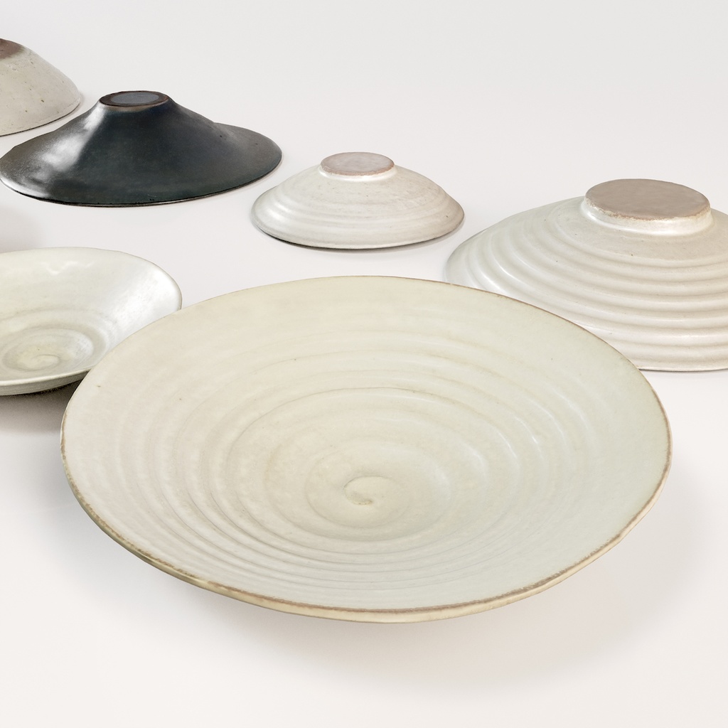 和食器セット3【3Dモデル】