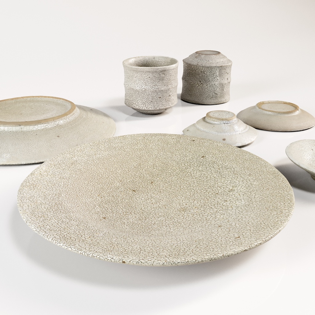 和食器セット4【3Dモデル】