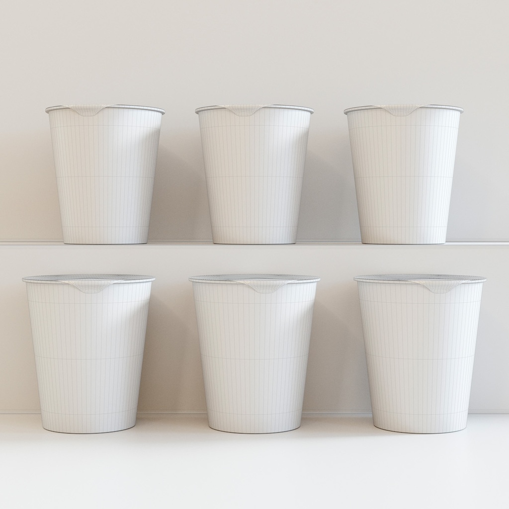 カップラーメン・カップ麺【3Dモデル】