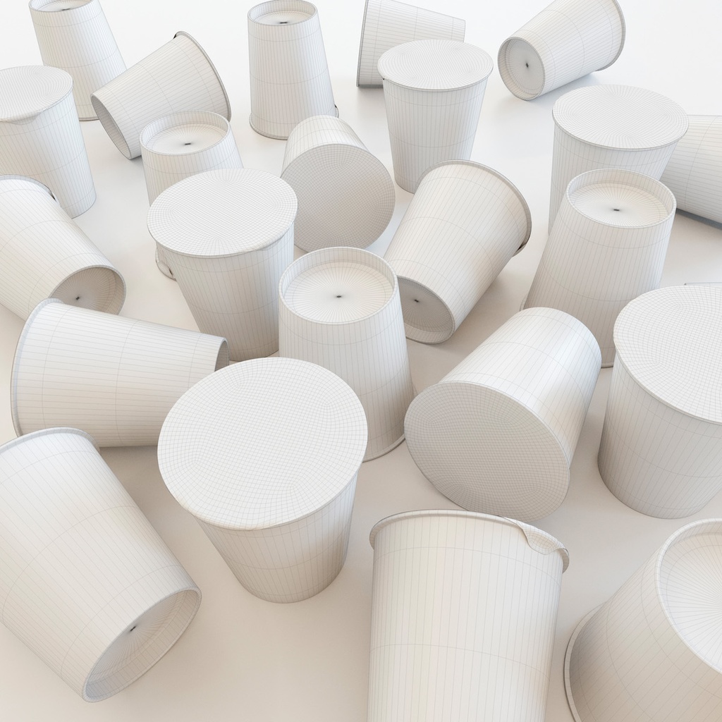 カップラーメン・カップ麺【3Dモデル】