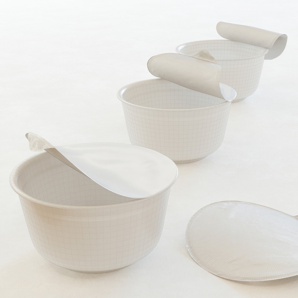 カップうどん・そば【3Dモデル】