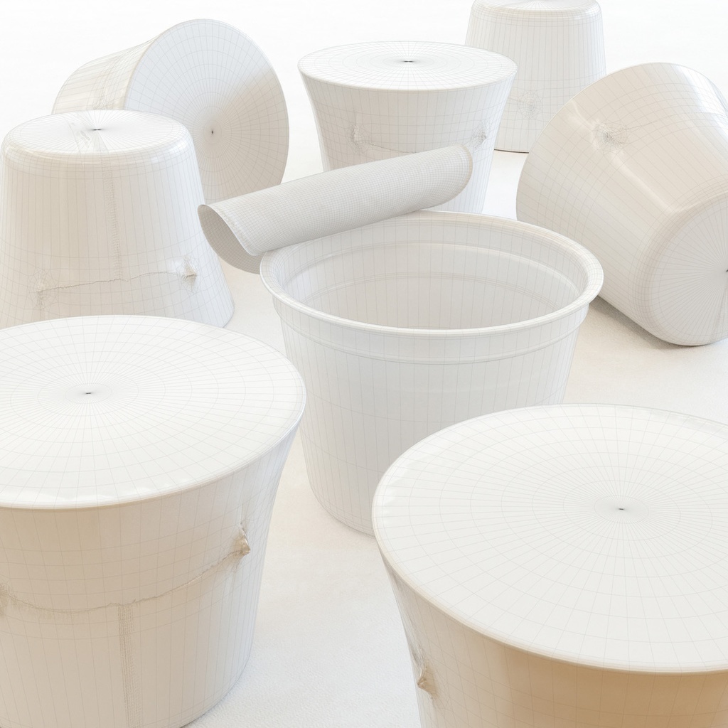 大盛りカップラーメン・カップ麺【3Dモデル】