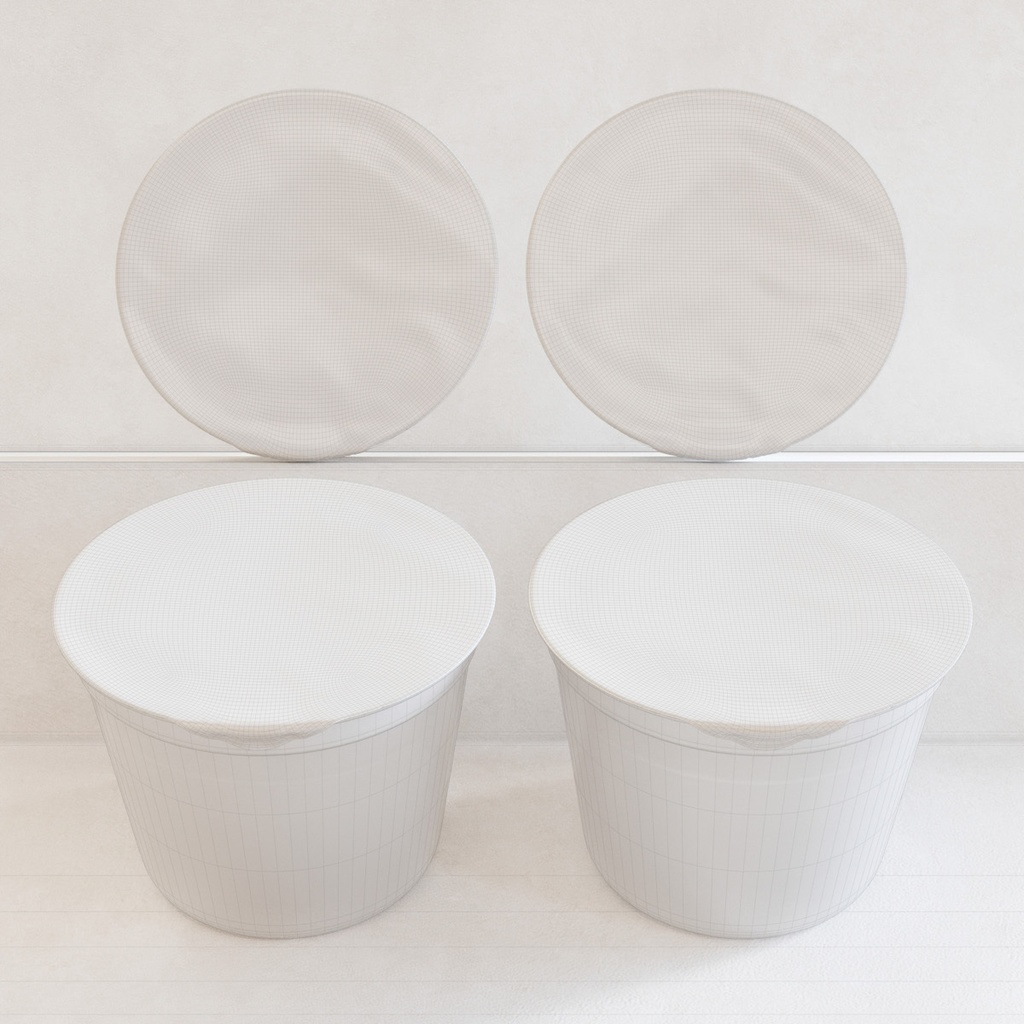 大盛りカップラーメン・カップ麺【3Dモデル】