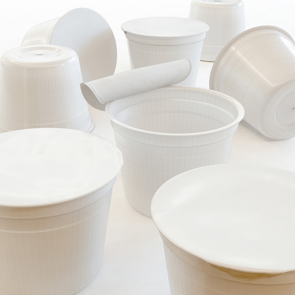 大盛りカップラーメン・カップ麺【3Dモデル】