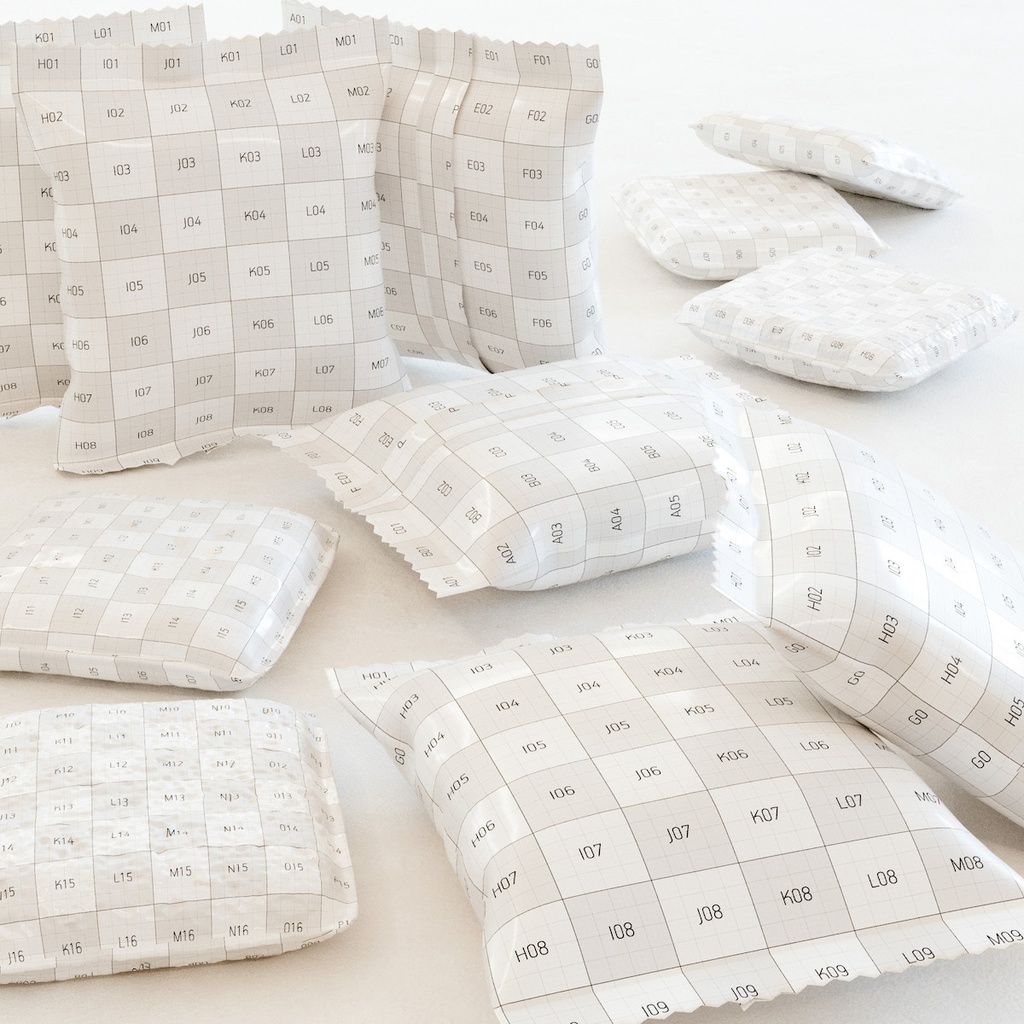 菓子パン・惣菜パン(パッケージ付き)【3Dモデル】