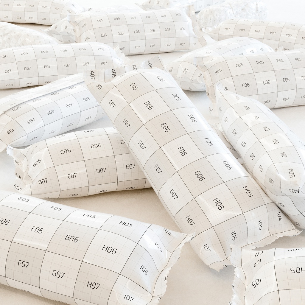 コッペパン(パッケージ付き)【3Dモデル】