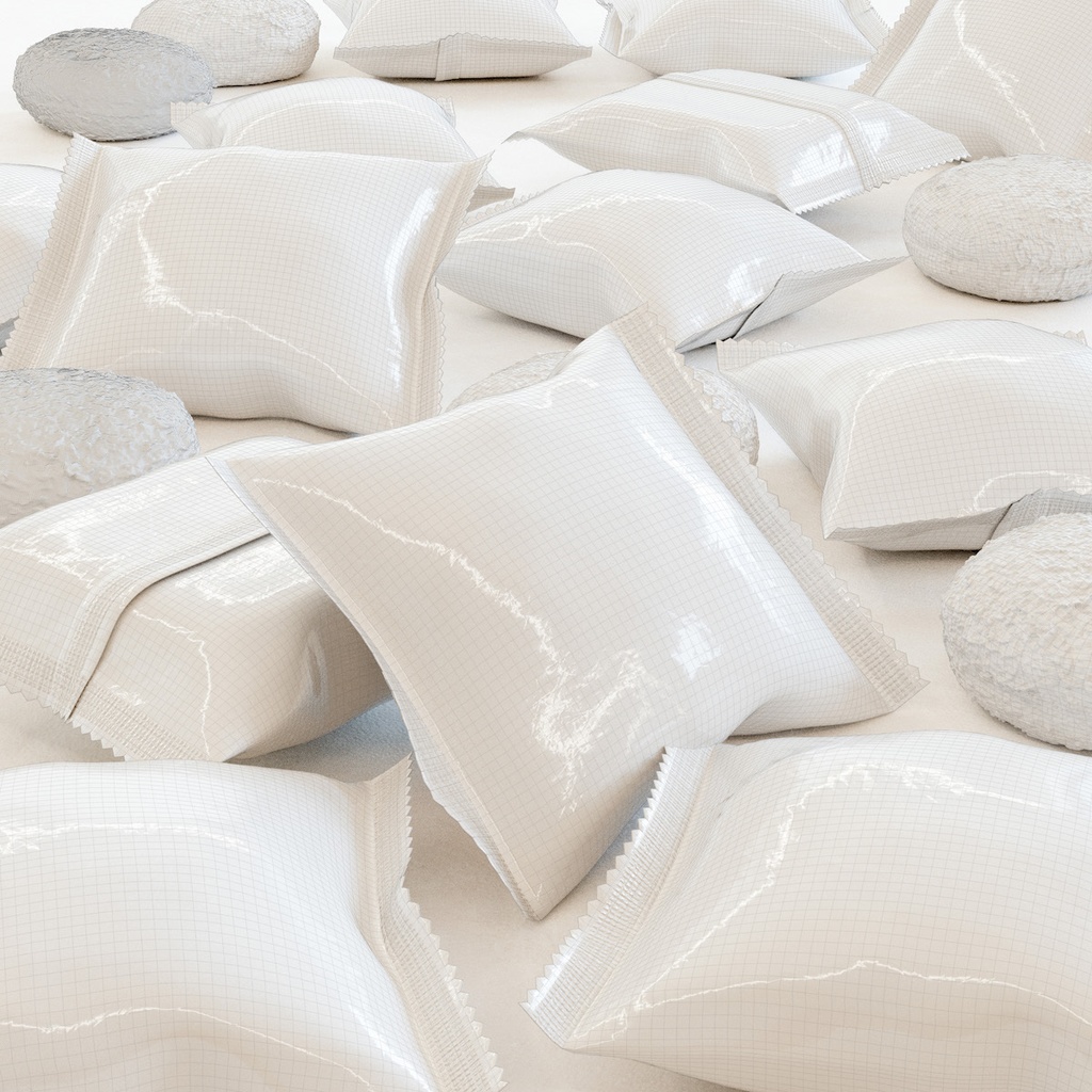 カレーパン(パッケージ付き)【3Dモデル】