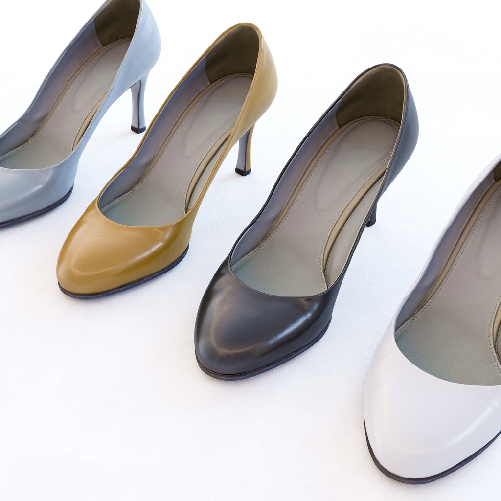 ハイヒール (スプールヒール) 【3Dモデル】