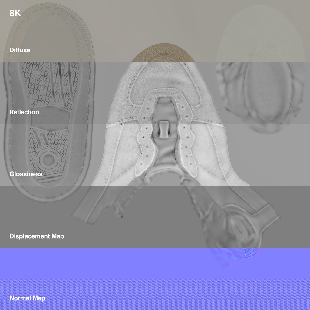 スニーカー 【3Dモデル】