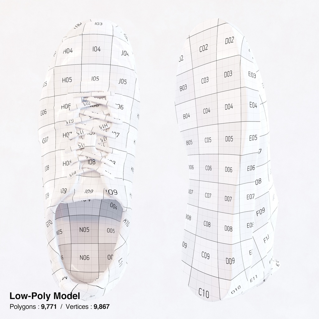 スニーカー 【3Dモデル】