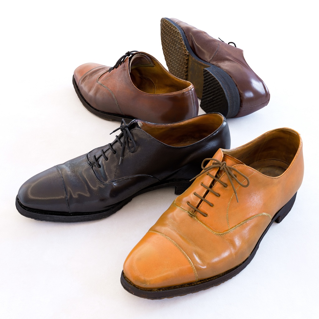 ビジネスシューズ - 革靴(内羽根式) 【3Dモデル】