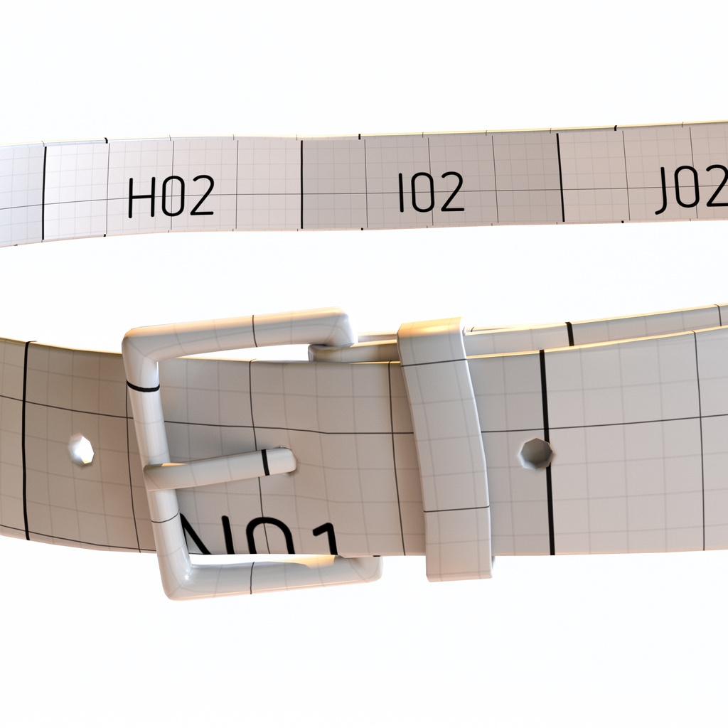 革ベルト - レザーベルト 【3Dモデル】