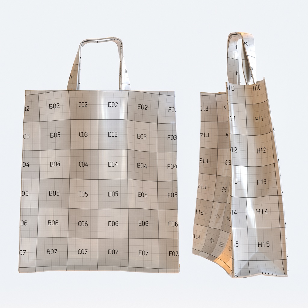 革鞄 - レザートートバッグ 【3Dモデル】