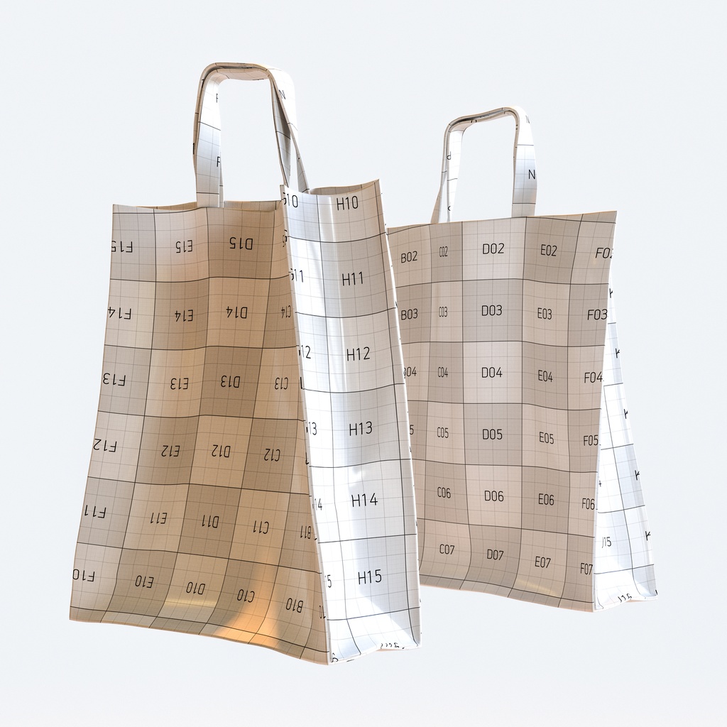 革鞄 - レザートートバッグ 【3Dモデル】