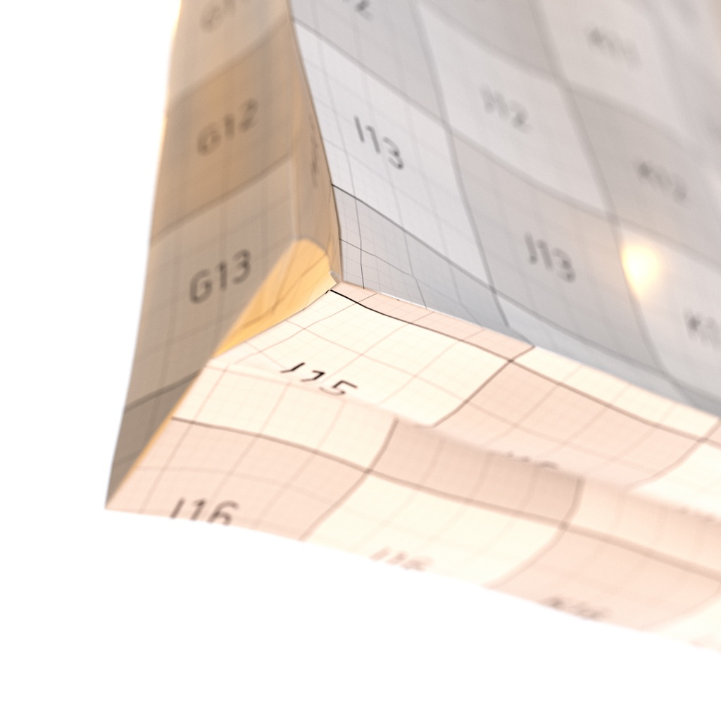 手さげ紙袋 - ペーパーバッグ 【3Dモデル】